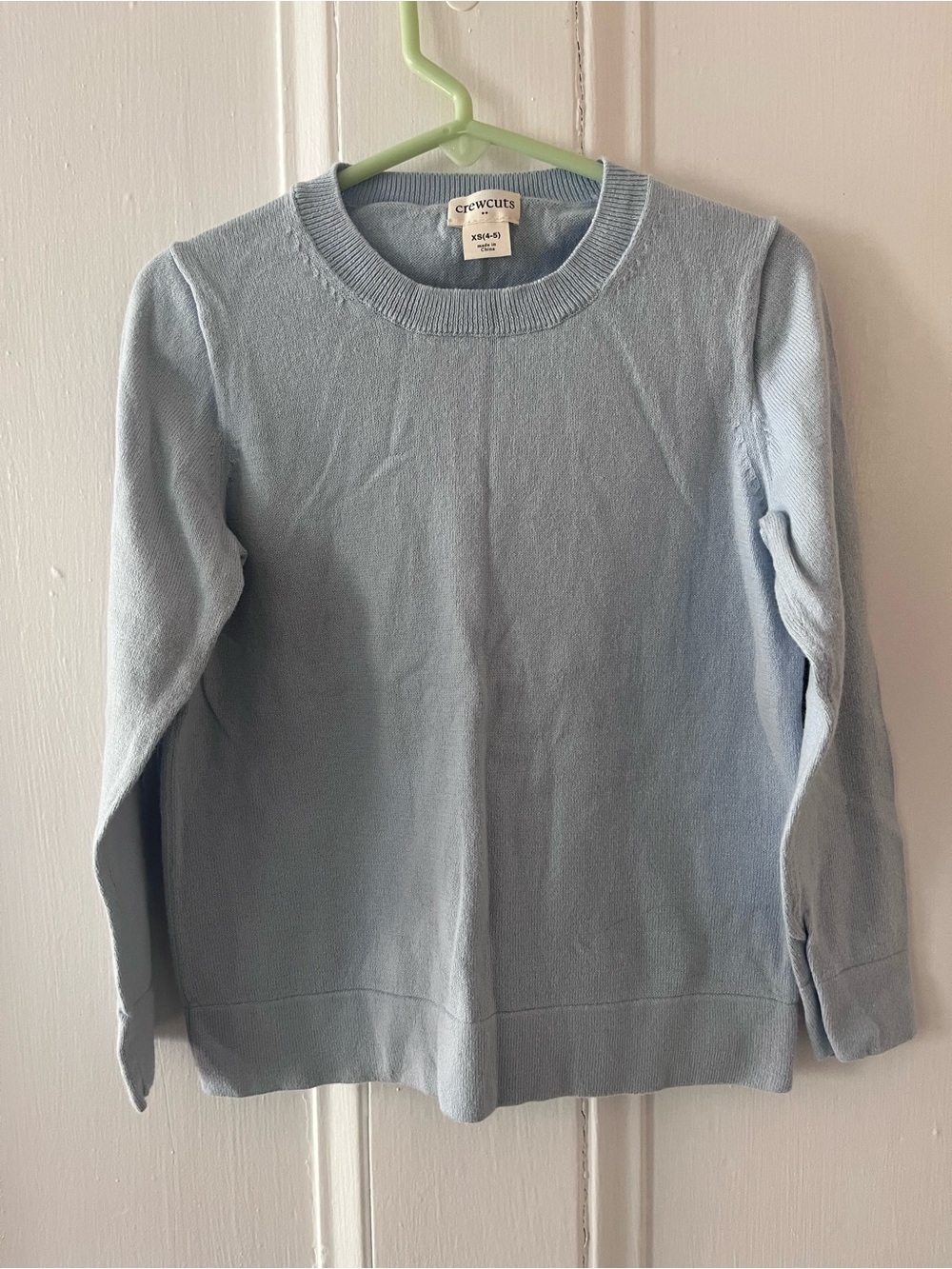 Crewcuts Pale Blue Crewneck Sweater